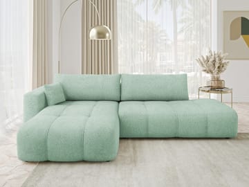Flo Sovesofa med sjeselong 4-seter - Hvit - Møbler - Sofaer - Sovesofaer - Sovesofa divan