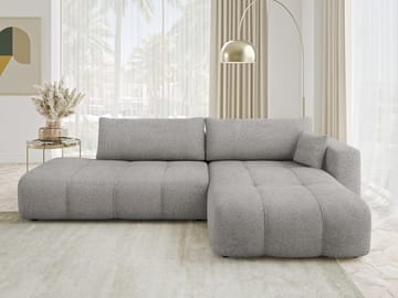 Flo Sovesofa med sjeselong 4-seter - Hvit - Møbler - Sofaer - Sovesofaer - Sovesofa divan