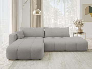 Flo Sovesofa med sjeselong 4-seter - Hvit - Møbler - Sofaer - Sovesofaer - Sovesofa divan