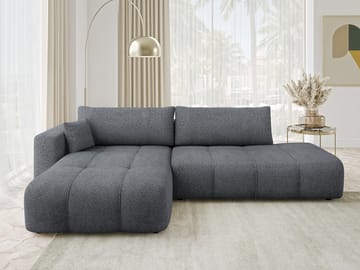 Flo Sovesofa med sjeselong 4-seter - Hvit - Møbler - Sofaer - Sovesofaer - Sovesofa divan