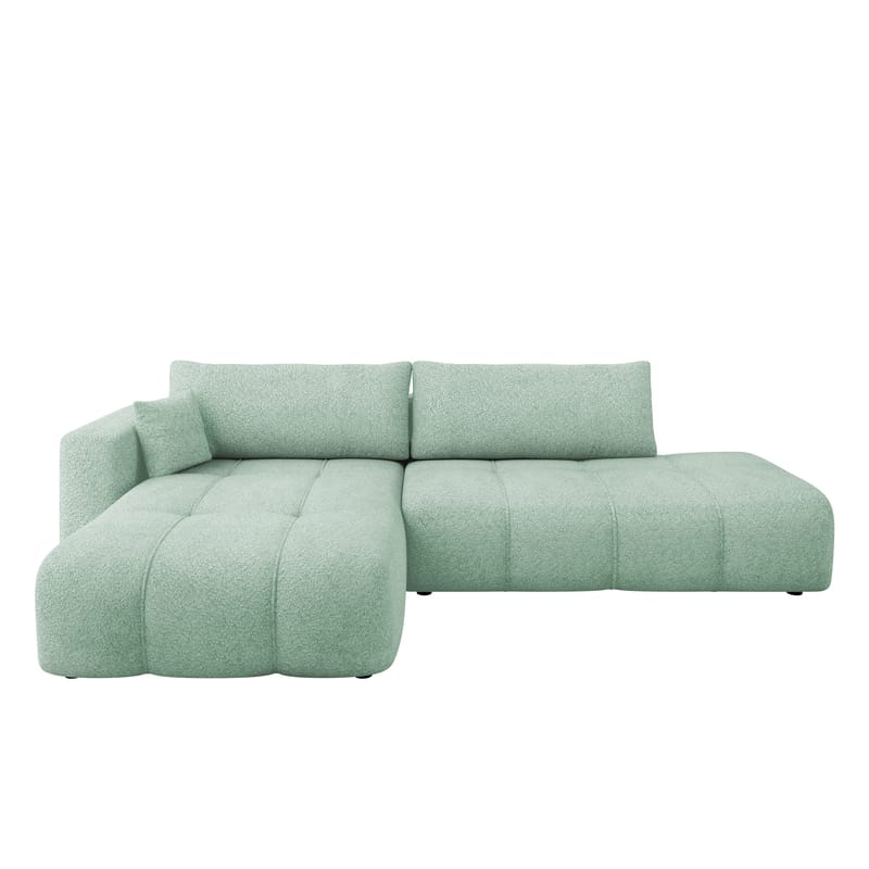 Flo Sovesofa med sjeselong 4-seter, Mintgrønn