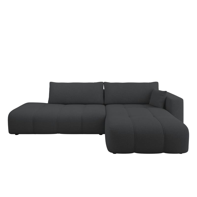 Flo Sovesofa med sjeselong 4-seter, Svart