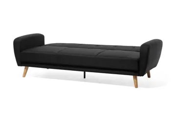 Florli Sovesofa 214 cm - Svart - Møbler - Sofaer - Sovesofaer - Langsgående sovesofa