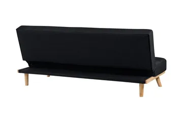 Froya Divansovesofa 183 cm - Svart - Møbler - Sofaer - Sovesofaer - Langsgående sovesofa