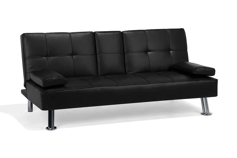 Bäddsoffa Svart