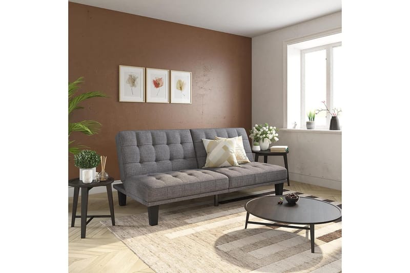 Dexter Futon Grå - Dorel Home - Møbler - Sofaer - Sovesofaer - Futon - Futon sofa