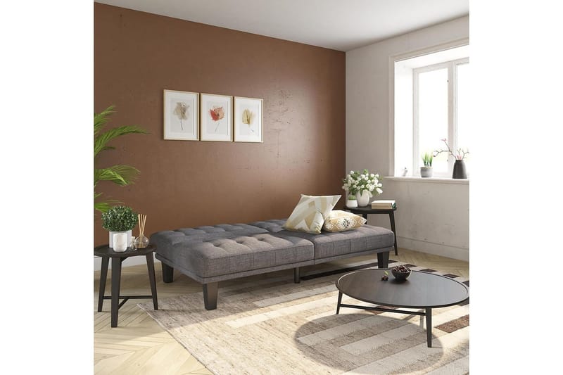 Dexter Futon Grå - Dorel Home - Møbler - Sofaer - Sovesofaer - Futon - Futon sofa