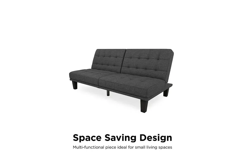 Dexter Futon Grå - Dorel Home - Møbler - Sofaer - Sovesofaer - Futon - Futon sofa