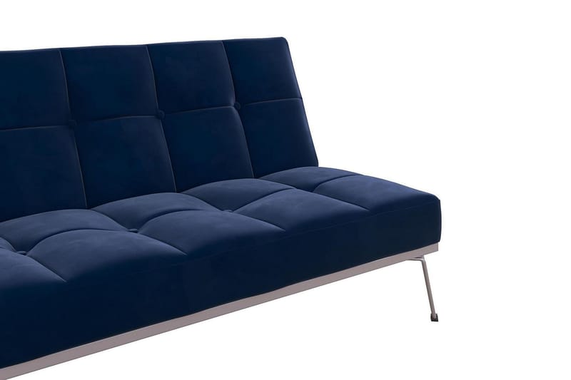 Elle Futon Fløyel/Blå - Novogratz - Møbler - Sofaer - Sovesofaer - Futon - Futon sofa