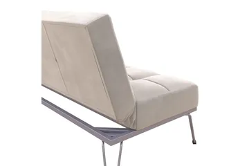 Elle Futon Fløyel/Grå - Novogratz - Møbler - Sofaer - Sovesofaer - Futon - Futon sofa