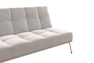 Elle Futon Fløyel/Grå - Novogratz - Møbler - Sofaer - Sovesofaer - Futon - Futon sofa