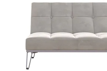 Elle Futon Fløyel/Grå - Novogratz - Møbler - Sofaer - Sovesofaer - Futon - Futon sofa
