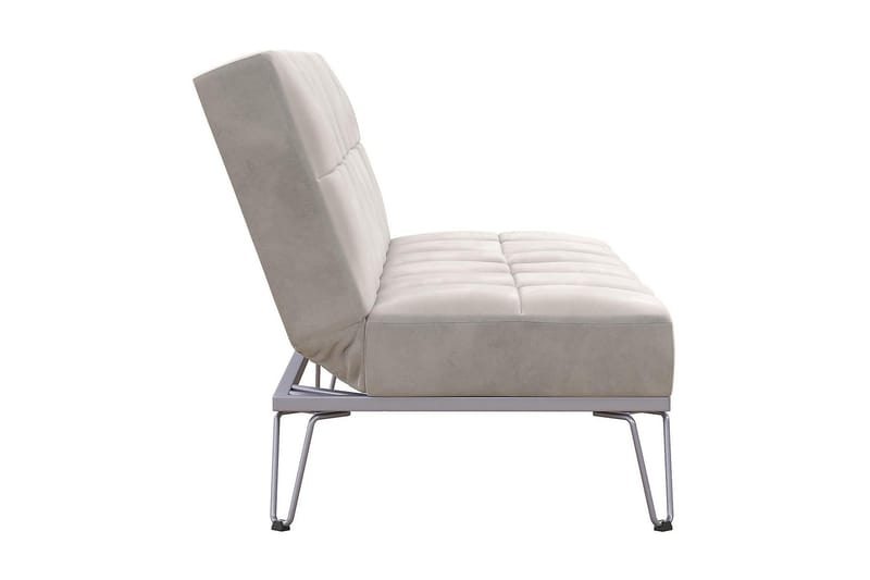 Elle Futon Fløyel/Grå - Novogratz - Møbler - Sofaer - Sovesofaer - Futon - Futon sofa