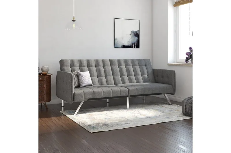 Emily Futon Lingrå - Dorel Home - Møbler - Sofaer - Sovesofaer - Futon - Futon sofa