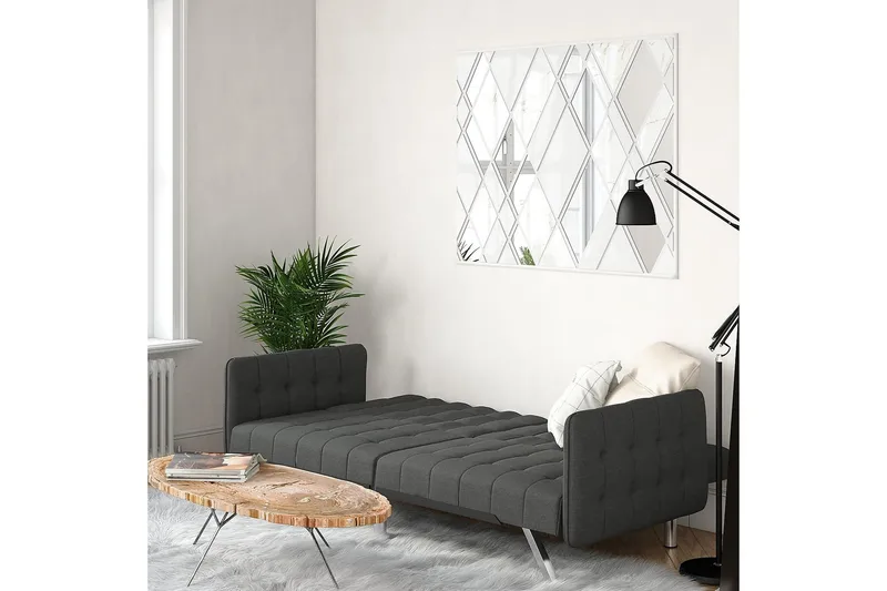Emily Futon Lingrå - Dorel Home - Møbler - Sofaer - Sovesofaer - Futon - Futon sofa