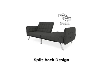 Emily Futon Lingrå - Dorel Home - Møbler - Sofaer - Sovesofaer - Futon - Futon sofa