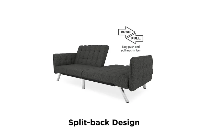 Emily Futon Lingrå - Dorel Home - Møbler - Sofaer - Sovesofaer - Futon - Futon sofa