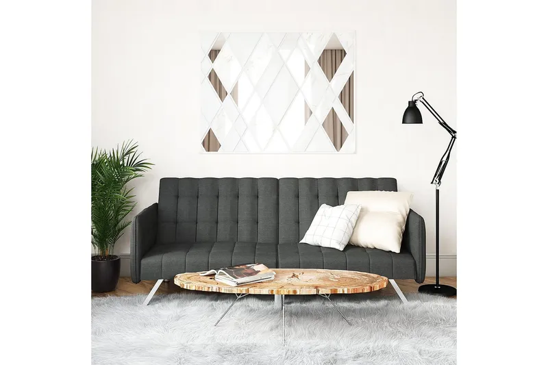 Emily Futon Lingrå - Dorel Home - Møbler - Sofaer - Sovesofaer - Futon - Futon sofa