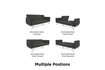 Emily Futon Lingrå - Dorel Home - Møbler - Sofaer - Sovesofaer - Futon - Futon sofa