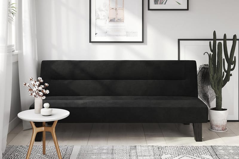 Futon Kebo Svart - Dorel Home - Futon sofa
