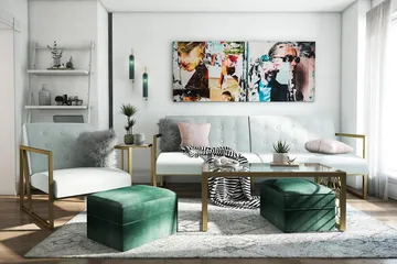 Lexington Futon Teal - CosmoLiving - Møbler - Sofaer - Sovesofaer - Futon - Futon sofa