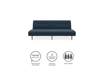 Palm Springs Futon Blå - Novogratz - Møbler - Sofaer - Sovesofaer - Futon - Futon sofa