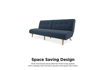 Palm Springs Futon Blå - Novogratz - Møbler - Sofaer - Sovesofaer - Futon - Futon sofa