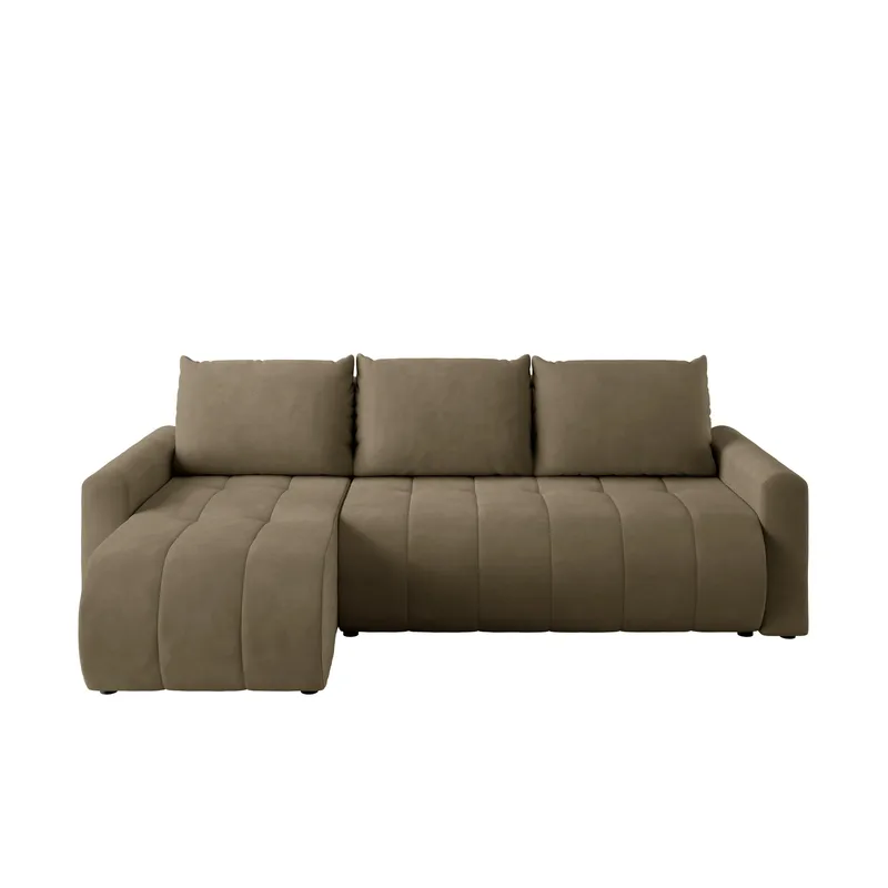 Fynrican 3-seters sovesofa med divan, Polo 875 (brun)