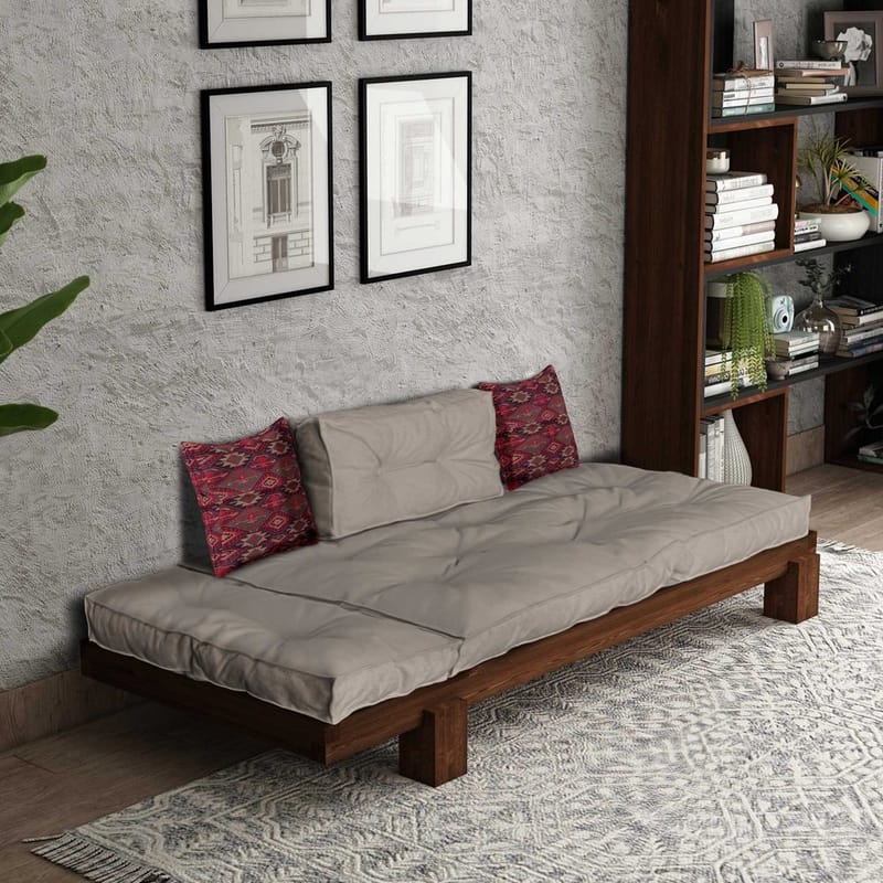 Fynros 2-seters Sovesofa - Beige - Møbler - Sofaer - Sovesofaer - 2 seters sovesofa