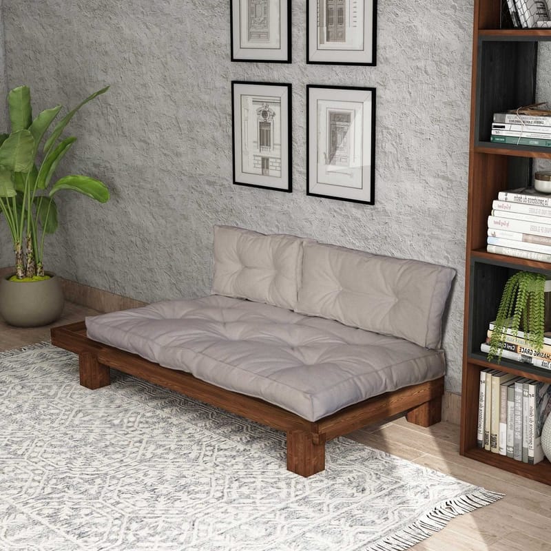 Fynros 2-seters Sovesofa - Beige - Møbler - Sofaer - Sovesofaer - 2 seters sovesofa