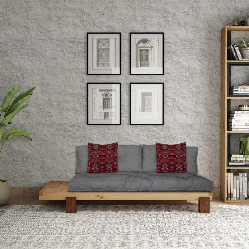 Fynros 2-seters Sovesofa - Grå - Møbler - Sofaer - Sovesofaer - 2 seters sovesofa