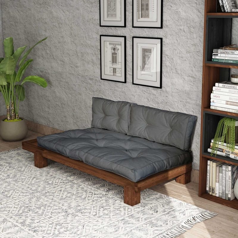 Fynros 2-seters Sovesofa - Grå - Møbler - Sofaer - Sovesofaer - 2 seters sovesofa