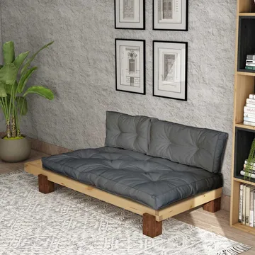 Fynros 2-seters Sovesofa - Grå - Møbler - Sofaer - Sovesofaer - 2 seters sovesofa