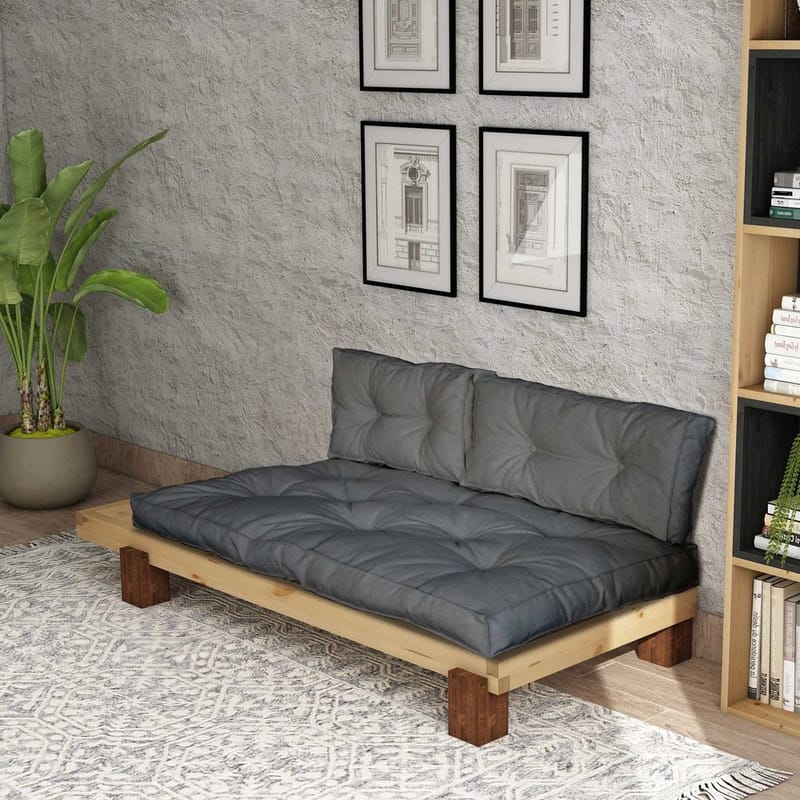 Fynros 2-seters Sovesofa - Grå - Møbler - Sofaer - Sovesofaer - 2 seters sovesofa