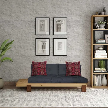 Fynros 2-seters Sovesofa - Marineblå - Møbler - Sofaer - Sovesofaer - 2 seters sovesofa