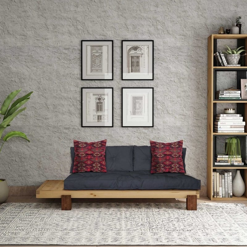 Fynros 2-seters Sovesofa - Marineblå - Møbler - Sofaer - Sovesofaer - 2 seters sovesofa