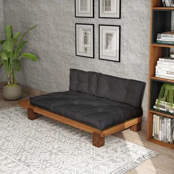 Fynros 2-seters Sovesofa - Natur/Antrasitt - Møbler - Sofaer - Sovesofaer - 2 seters sovesofa