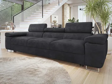 Gabina 3-seters sofa - svart - Møbler - Sofaer - Sovesofaer - 3 seters sovesofa