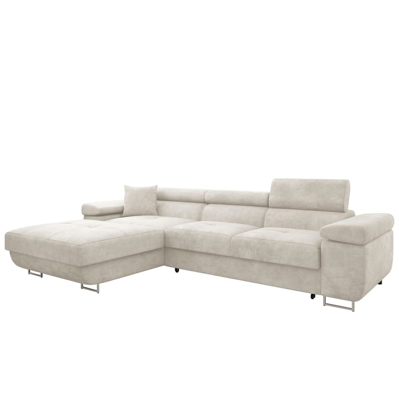 Gabina 3-seters sovesofa med divan, beige