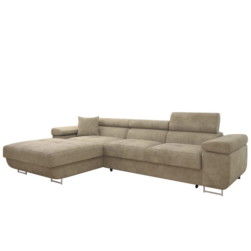 Gabina 3-seters sovesofa med divan, beige