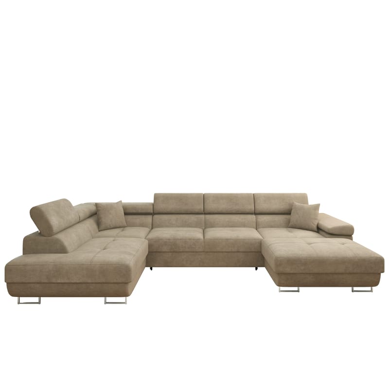 Gabina 5-seters U-formet sovesofa med divan og sjeselong, Lumo 30