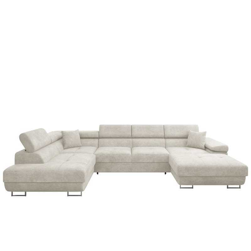 Gabina 5-seters U-formet sovesofa med divan og sjeselong, Lumo 55