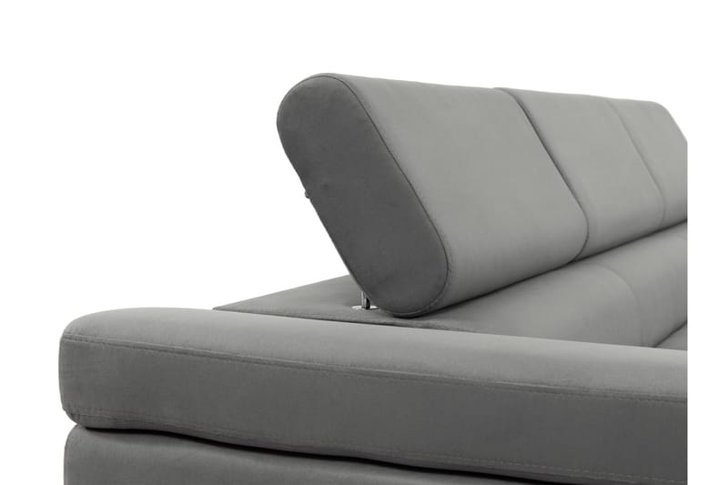 Gabina Sovesofa 3-seter i Kunstlær - Grå - Møbler - Sofaer - Sovesofaer - 3 seters sovesofa