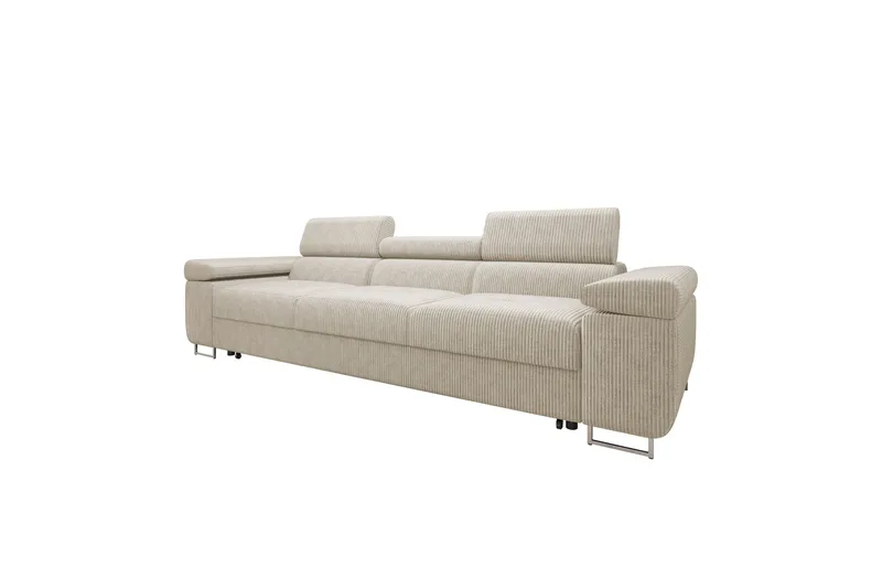 Gabina Sovesofa 3-seter i Manchester - Beige - Møbler - Sofaer - Sovesofaer - 3 seters sovesofa