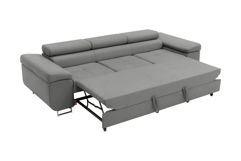 Gabina Sovesofa 3-seter i Manchester - Rosa - Møbler - Sofaer - Sovesofaer - 3 seters sovesofa