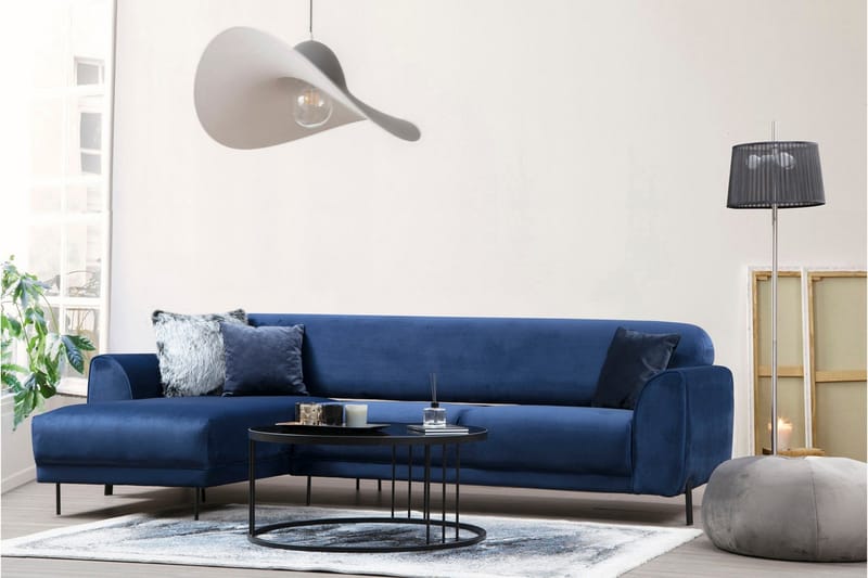 Gajanejos Divansovesofa - Blå - Møbler - Sofaer - Sovesofaer - Langsgående sovesofa