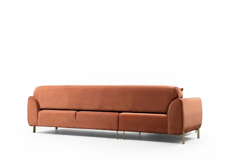 Gajanejos Divansovesofa - Brun - Møbler - Sofaer - Sovesofaer - Langsgående sovesofa