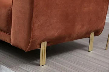 Gajanejos Divansovesofa - Brun - Møbler - Sofaer - Sovesofaer - Langsgående sovesofa