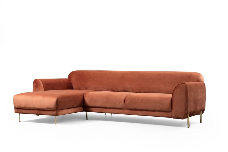 Gajanejos Divansovesofa - Brun - Møbler - Sofaer - Sovesofaer - Langsgående sovesofa