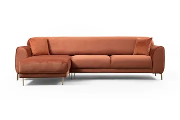 Gajanejos Divansovesofa - Brun - Møbler - Sofaer - Sovesofaer - Langsgående sovesofa